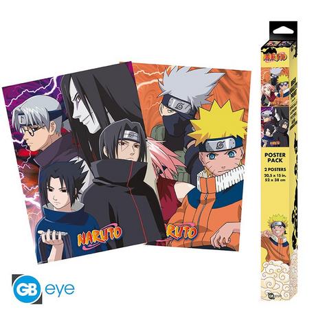 Abystyle  Poster - Set of 2 - Naruto - Ninja & Nukenin 