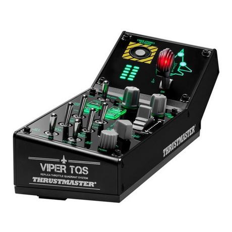 THRUSTMASTER  VIPER Panel Schwarz USB Joystick + Motorsteuerungshebel PC 