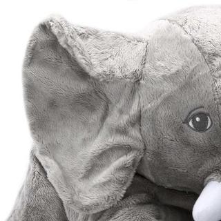 Mikamax  Peluche, Elefante - Grigio - 60 cm 