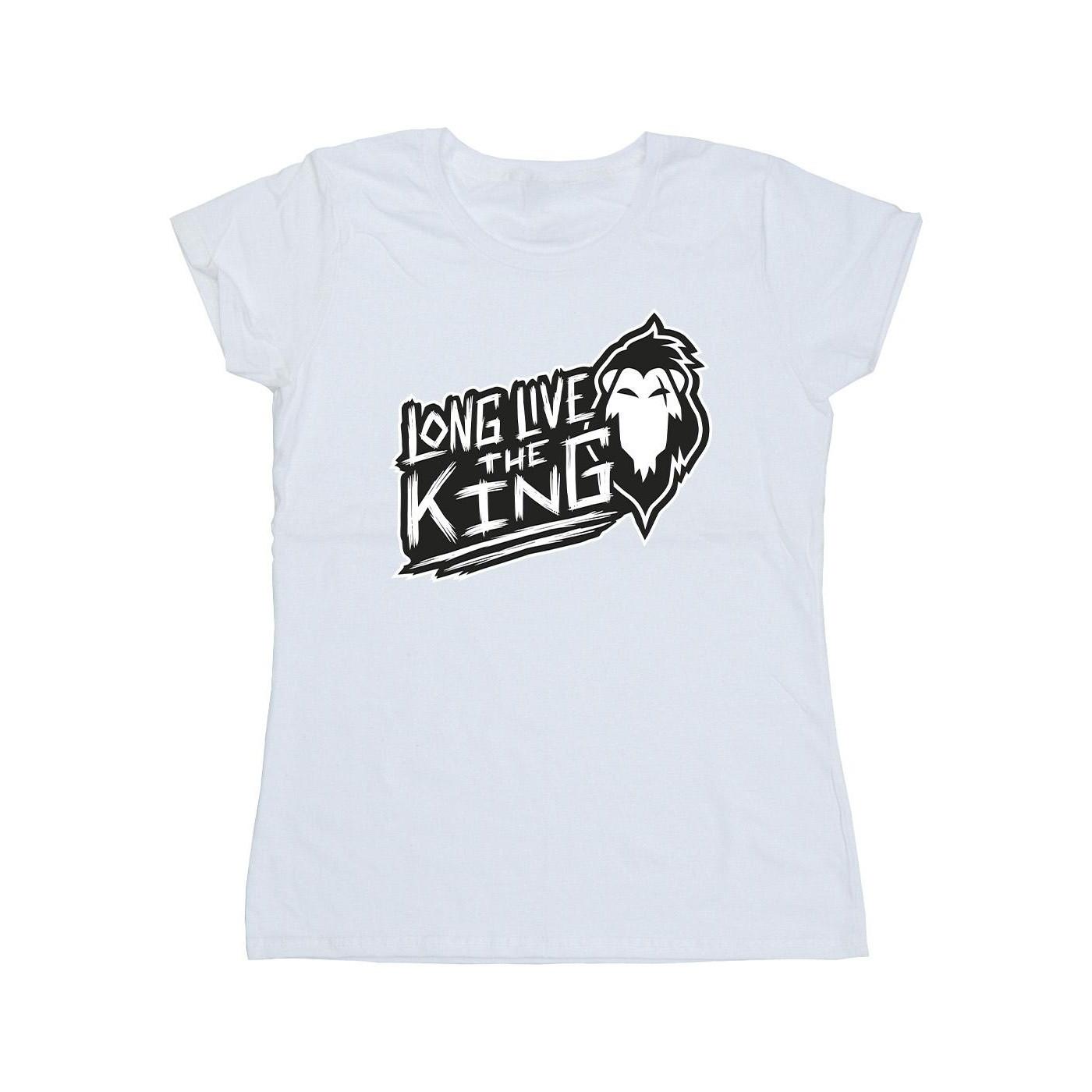 Image of The Lion King The King Tshirt Damen Weiss XL