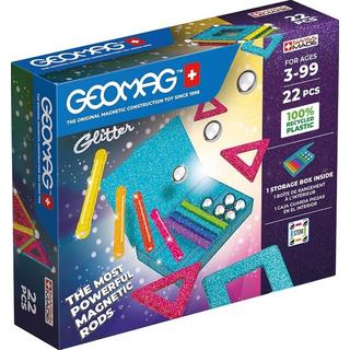 Geomag  Geomag Jeu de panneaux pailletés recyclés - 22 pièces 