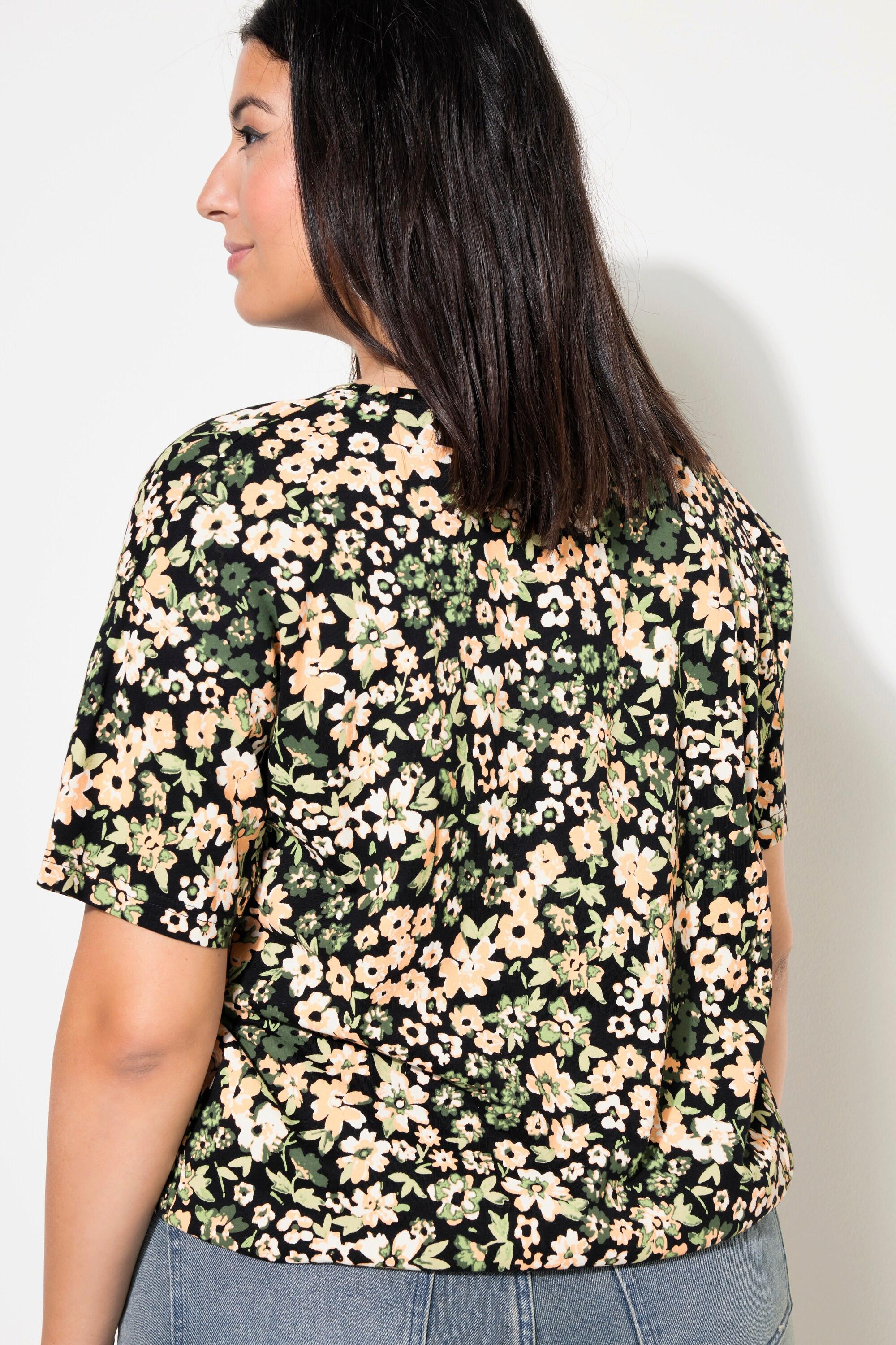 Studio Untold  T-Shirt, oversized, Millefleur Print 