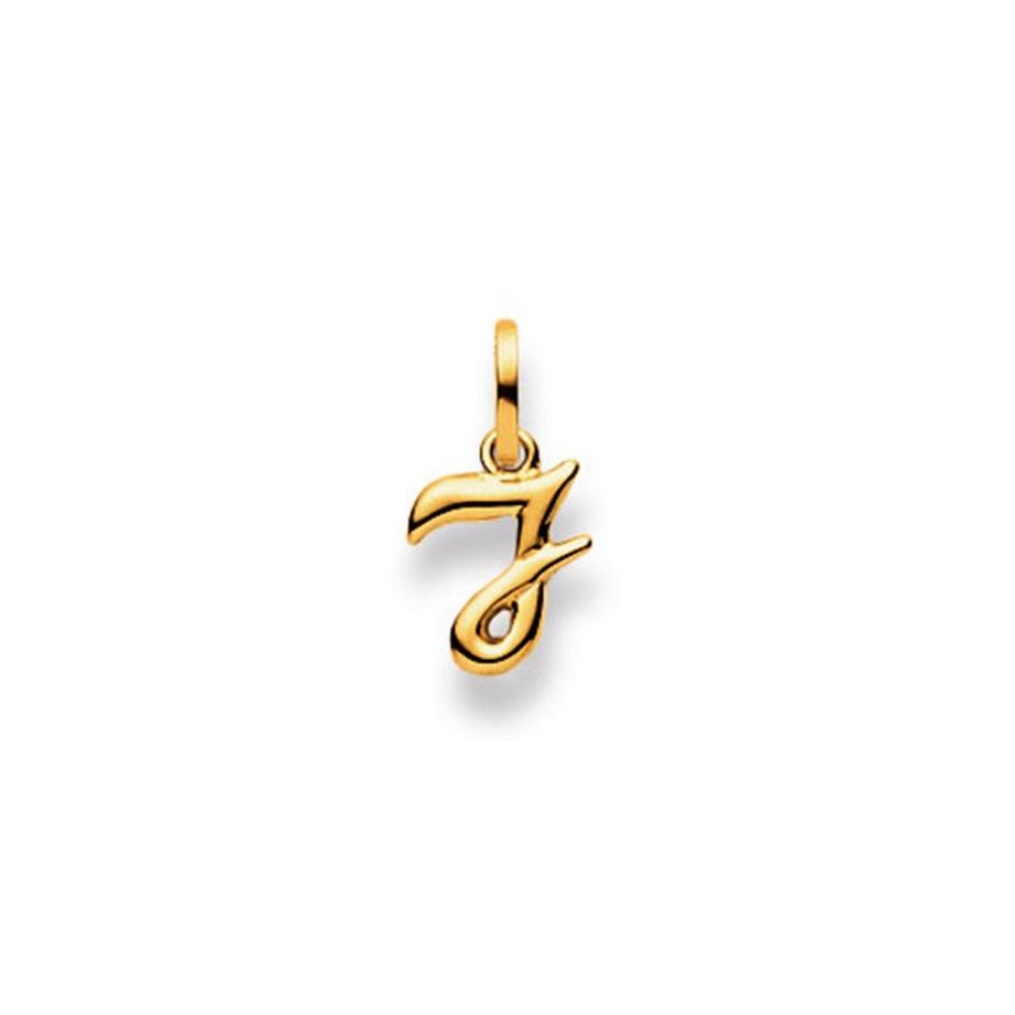 Anhänger Buchstabe J Gelbgold 750, 15 x 8mm