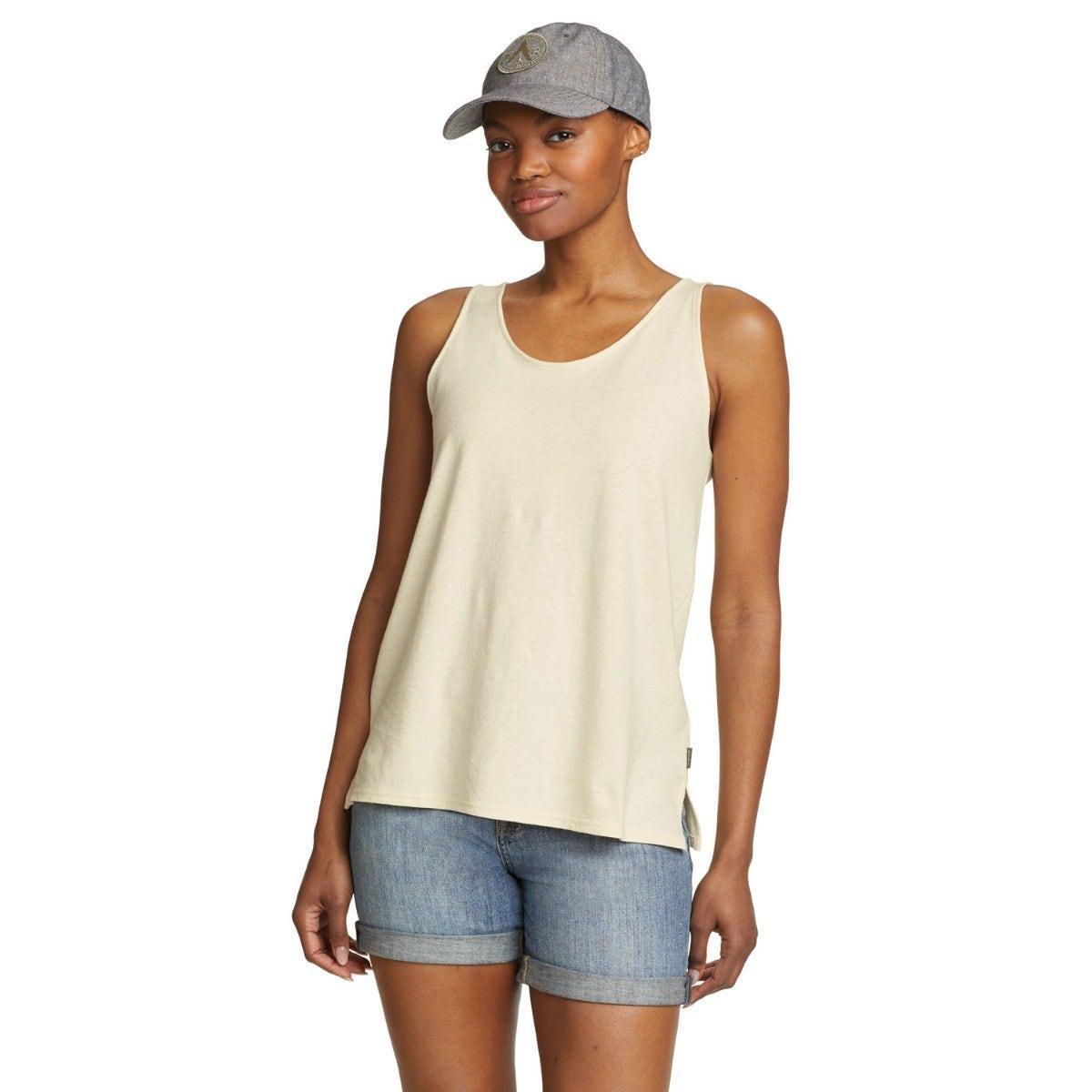 Image of Hemplify Ärmelloses Oberteil Schaukel Unisex Elfenbein S