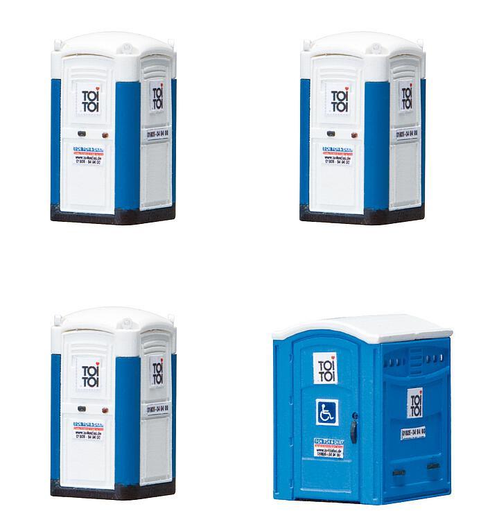 Image of Faller 180543 Maßstabsgetreue Modell Ersatzteil & Zubehör Tragbare Toilette Unisex Blau