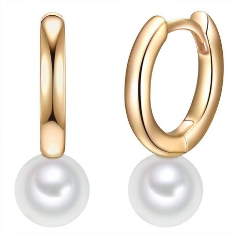 Valero Pearls  Femme Créoles en argent 