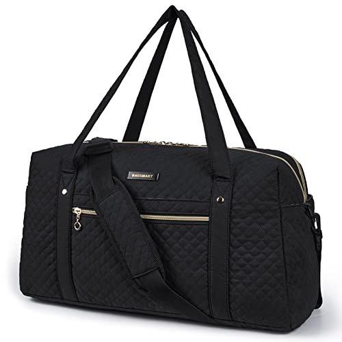 Image of Reisetasche Handgepäck, Weekender Overnight Bag Große Tragetasche Mit Schuhtasche, Laptop-fach Unisex Schwarz ONE SIZE
