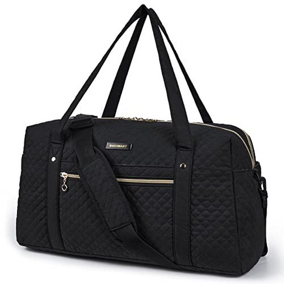Reisetasche Handgepäck, Weekender Overnight Bag Große Tragetasche mit Schuhtasche, Laptop-Fach