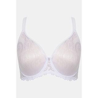 Ulla Popken  Reggiseno con ferretto, coppe preformate e pizzo Jacquard 