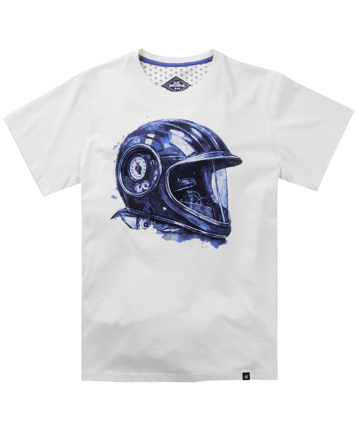 Joe Browns  Bionischer Motorradhelm Grafik-T-Shirt 