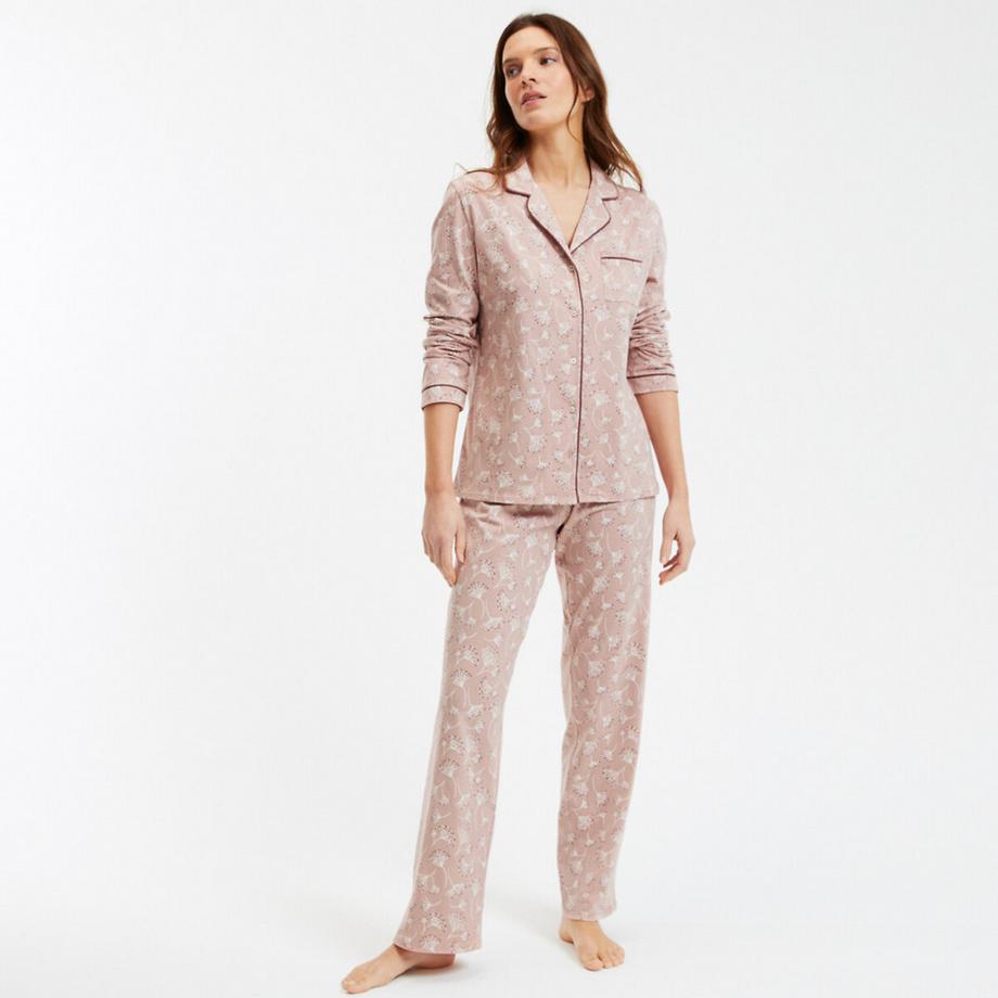 Pyjama mit langen Ärmeln und Printmuster