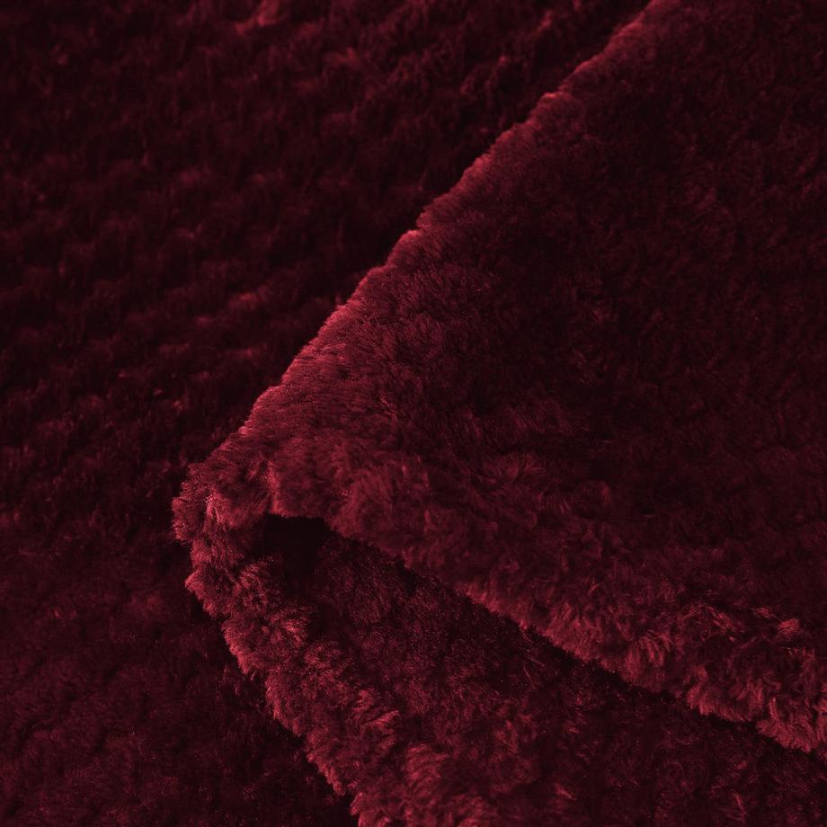 Alopini Coperta in Pile Super Morbida Calda Motivo Waffle  