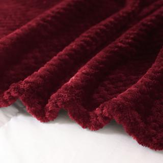 Alopini Coperta in pile super morbida e calda con motivo a nido d'ape  