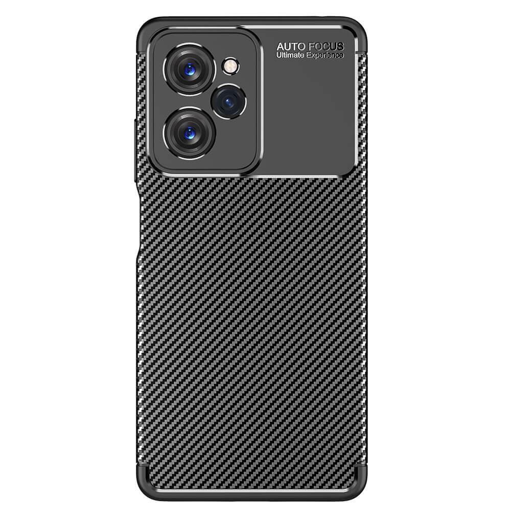 Cover-Discount  Xiaomi Poco X5 Pro - Cover Carbon Fiber Case nero 