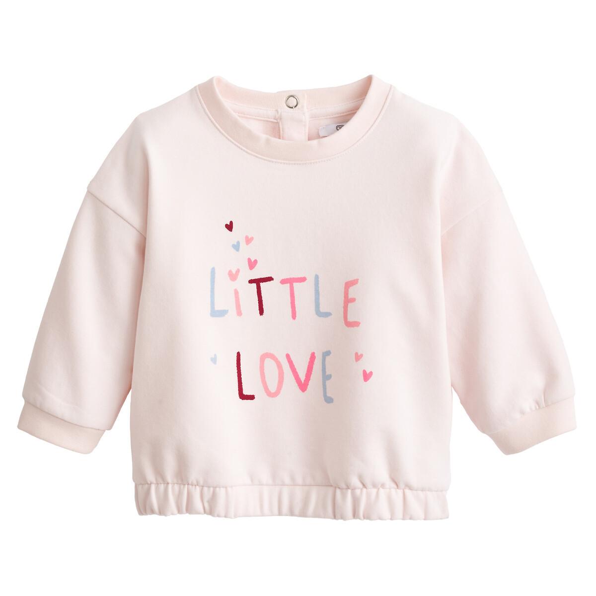 Image of Sweatshirt Mit Message Unisex Rosa 9M