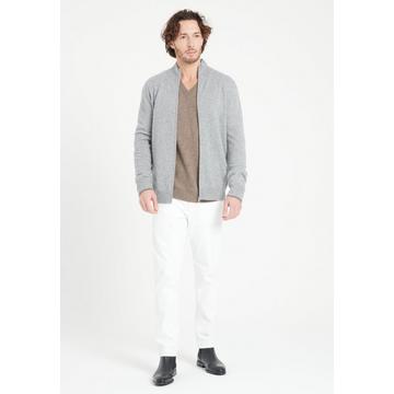 LUKE 8 Gilet con zip - 100% cashmere