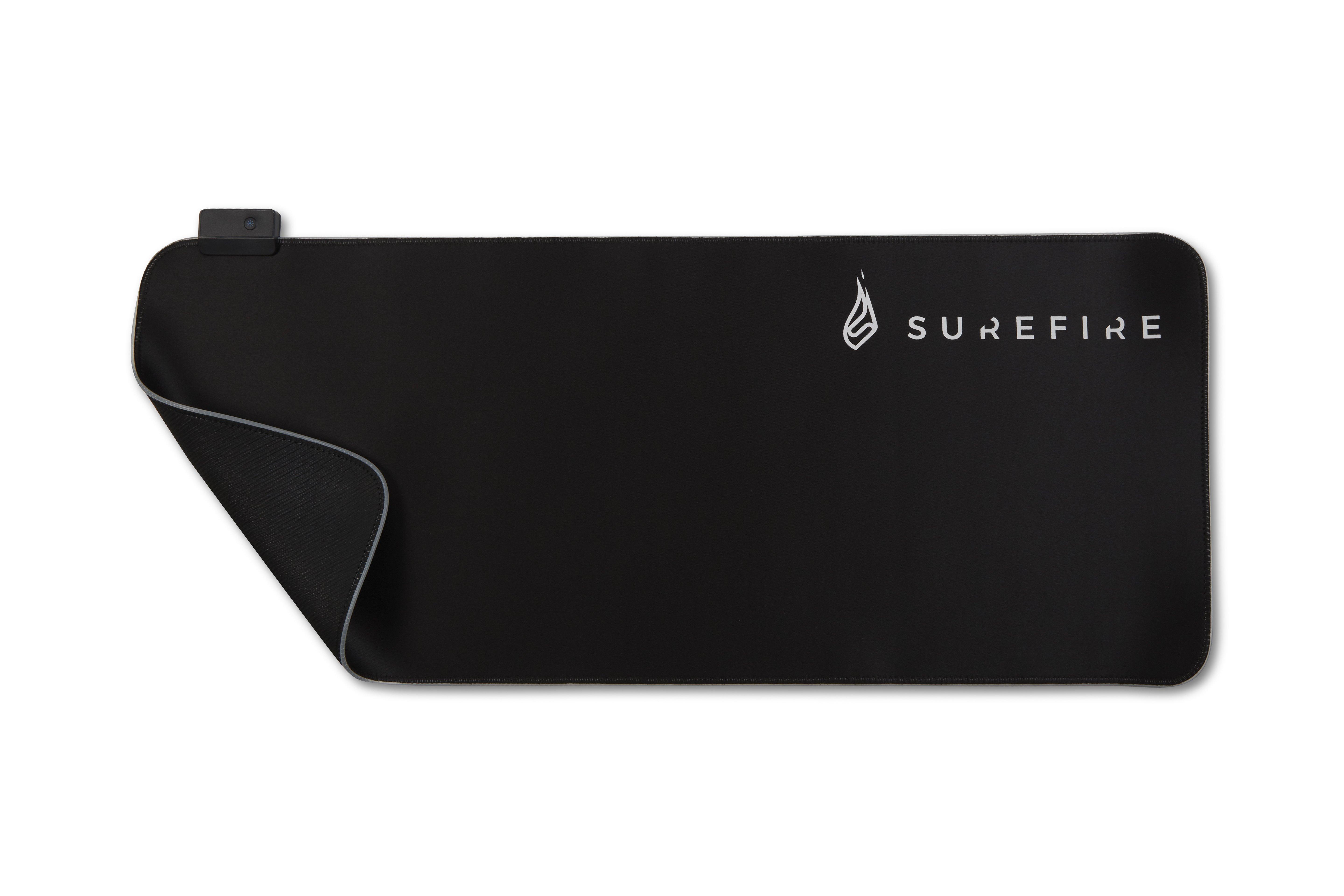 Surefire Gaming  SureFire Silent Flight RGB-680 Gaming-Mauspad Schwarz 