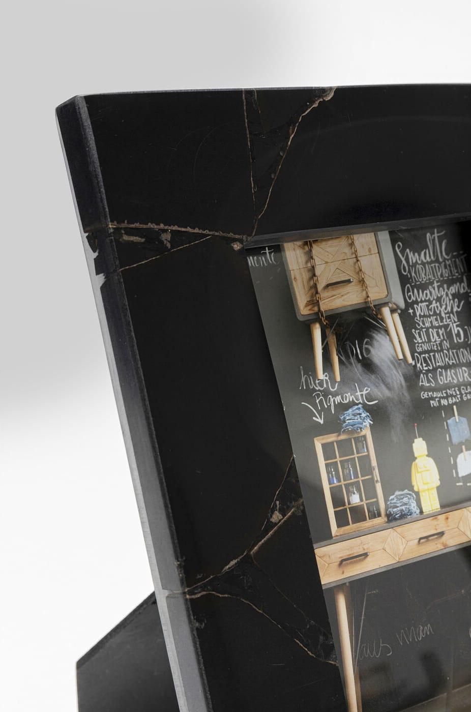 KARE Design Cadre photo Francis agate noir 13x18  