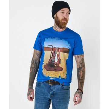 Schmelzende Gitarre Grafik-T-Shirt