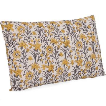 Coussin Gabrielle jaune 40x60