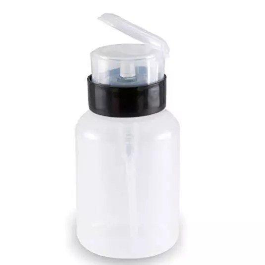 Image of Liquid Press Pumping Bottle Dispenser Damen Transparent ONE SIZE