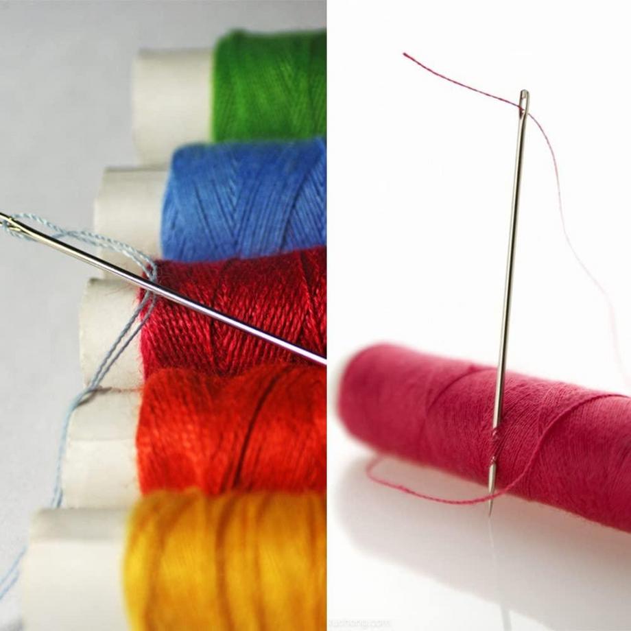 Northix  Syn-Nadel mit intelligentem Nadelöhr - 12 Stk 