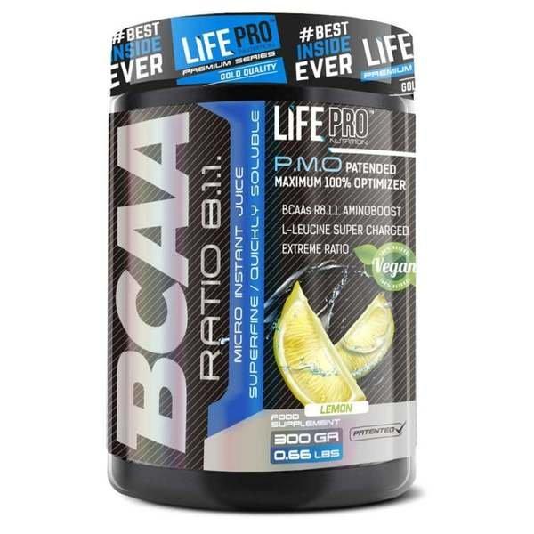 Image of Bcaa 8:1:1 300g Life Pro | Zitrone Unisex Gelb Bunt ONE SIZE