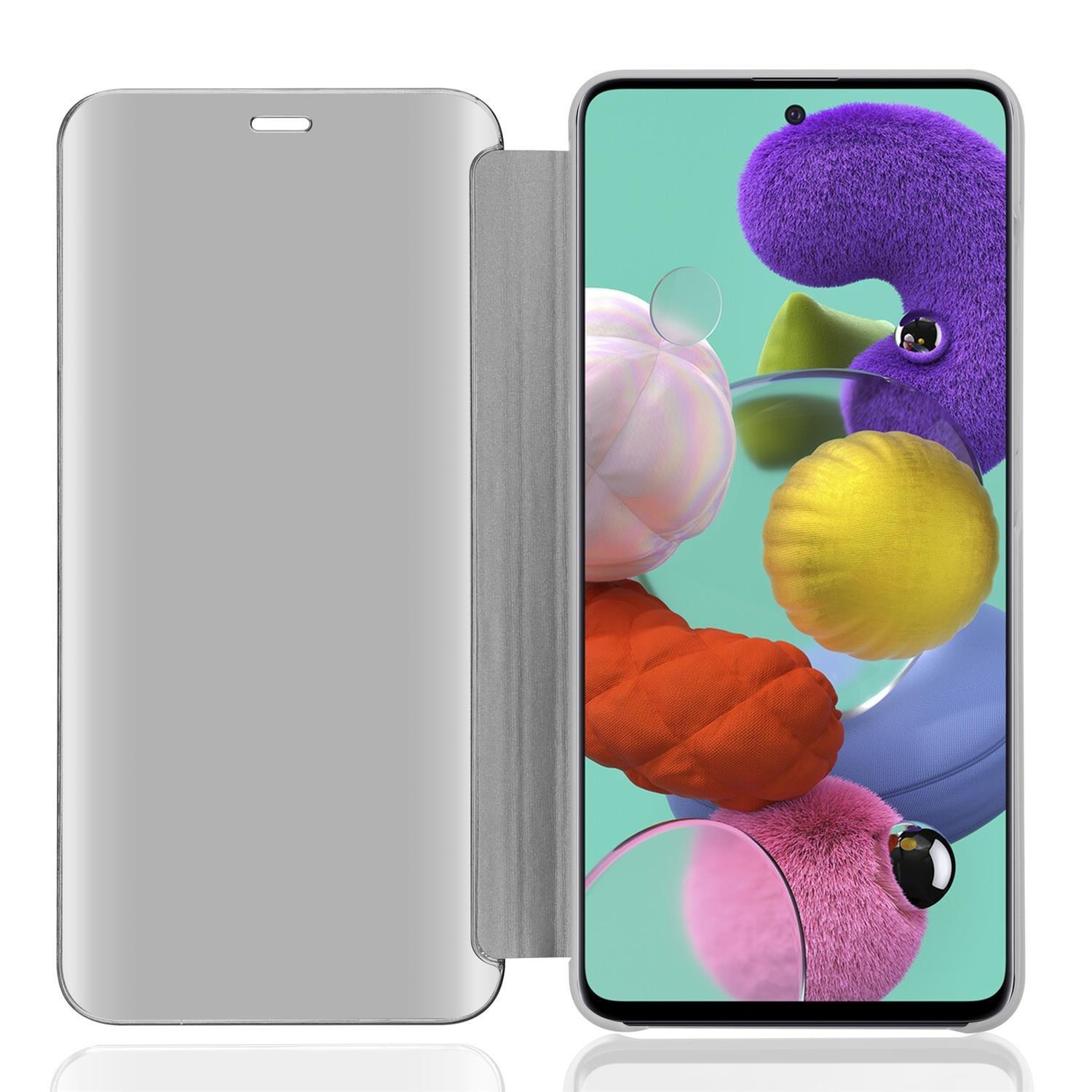 Cadorabo  Hülle für Samsung Galaxy A51 4G / M40s Spiegel Standfunktion 360 Grad Schutz 