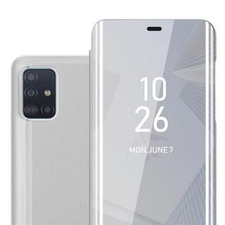 Cadorabo  Hülle für Samsung Galaxy A51 4G / M40s Spiegel Standfunktion 360 Grad Schutz 