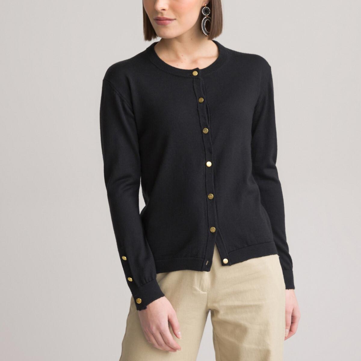 Image of Cardigan Unisex Schwarz 46