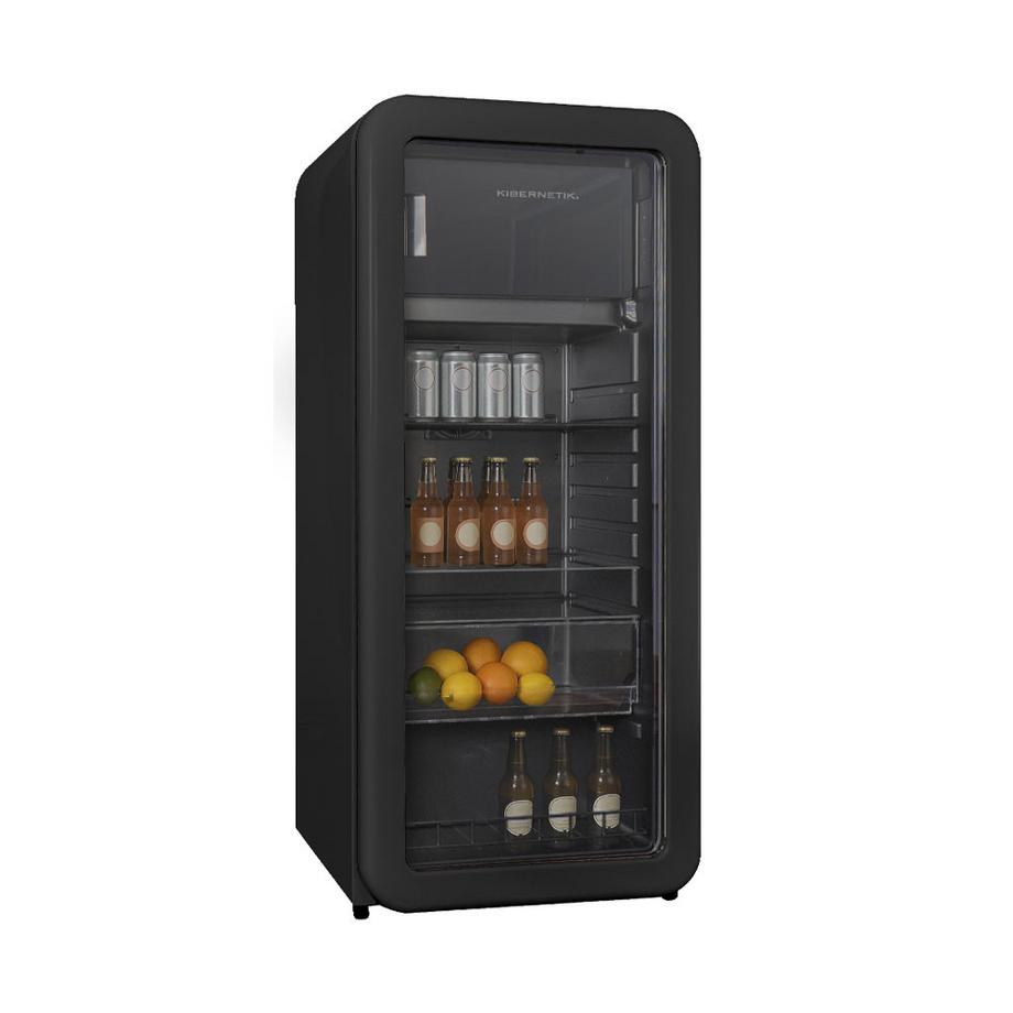 Retro Getränkekühlschrank RKS149 schwarz