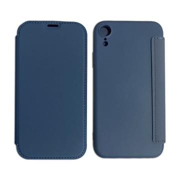 FlipCase in Lederoptik iPhone X / XS - Dark Blue