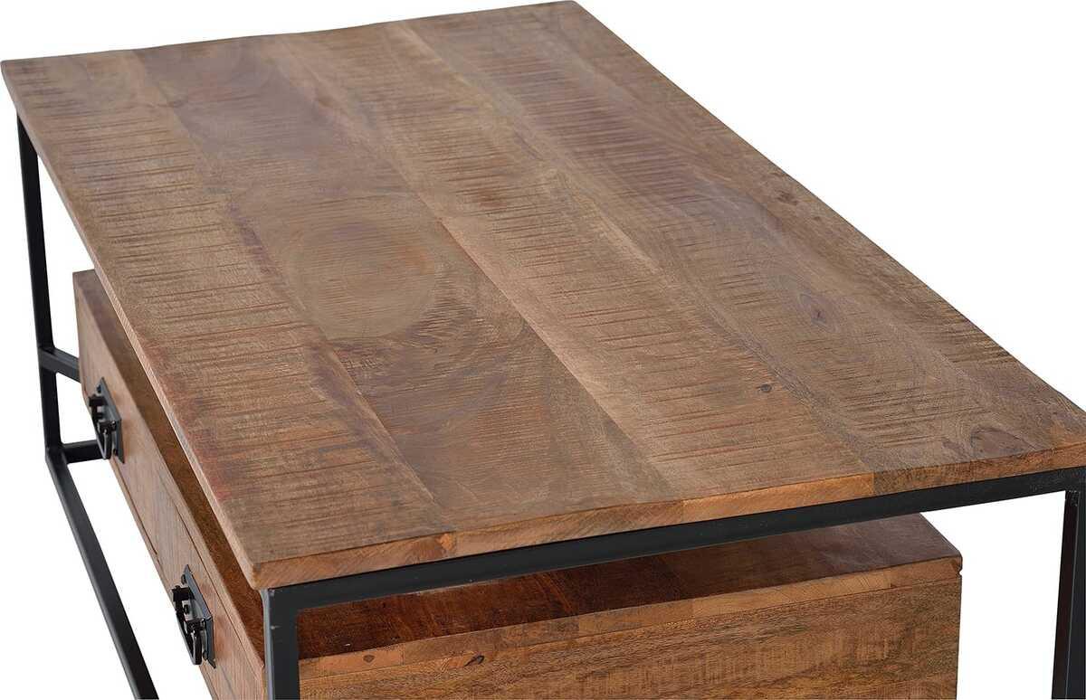 mutoni Table basse Era bois de manguier naturel 120  