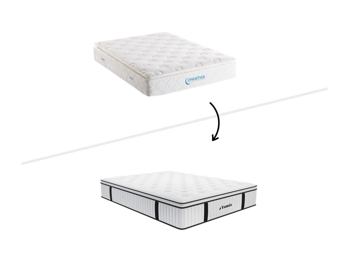 DREAMEA Matelas ressorts ensachés surmatelas intégré AMERICAN DREAM de DREAMEA 10  