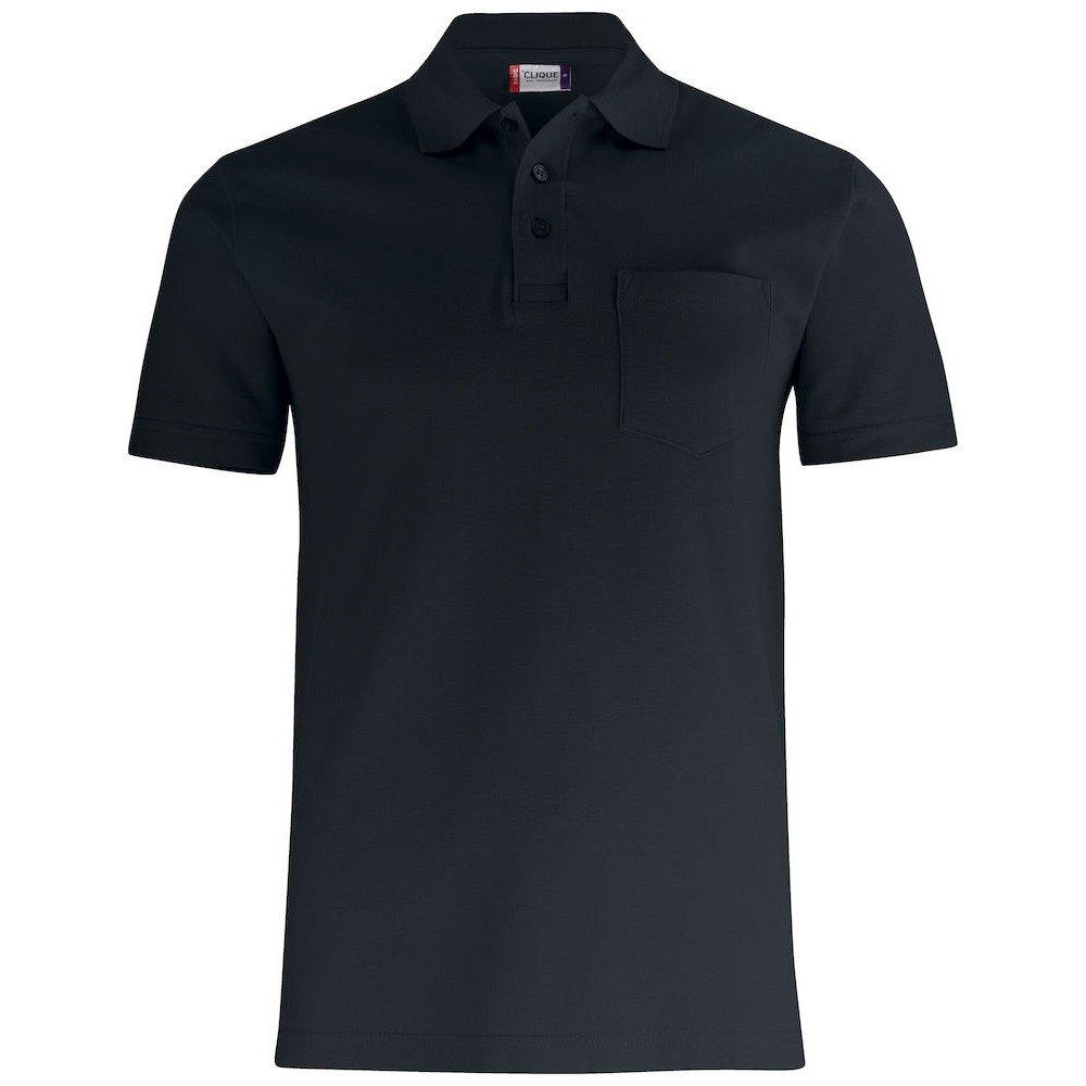 Image of Basic Poloshirt Damen Schwarz S