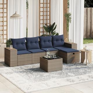 VidaXL Garten sofagarnitur poly-rattan  