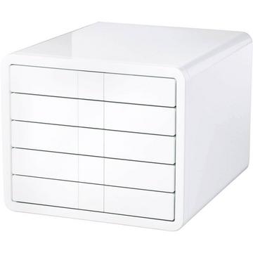 i-BOX  Cassettiera Bianco DIN A4, DIN C4 Numero cassetti: 5