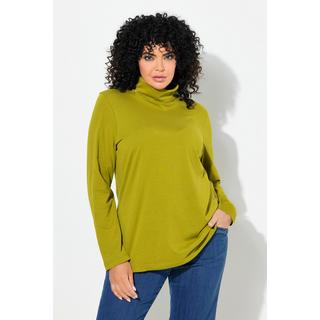 Ulla Popken  Shirt, Rollkragen, Slim, Langarm 