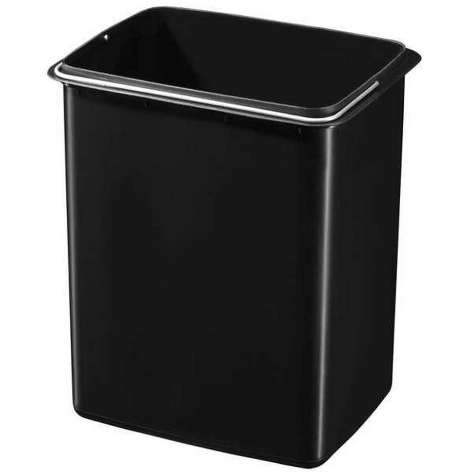 Hailo Tretabfallsammler Öko, duo Plus L, Volumen 9 + 17 l, silber.  