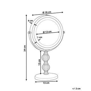 Beliani  Miroir de table en Métal Moderne CLAIRA 