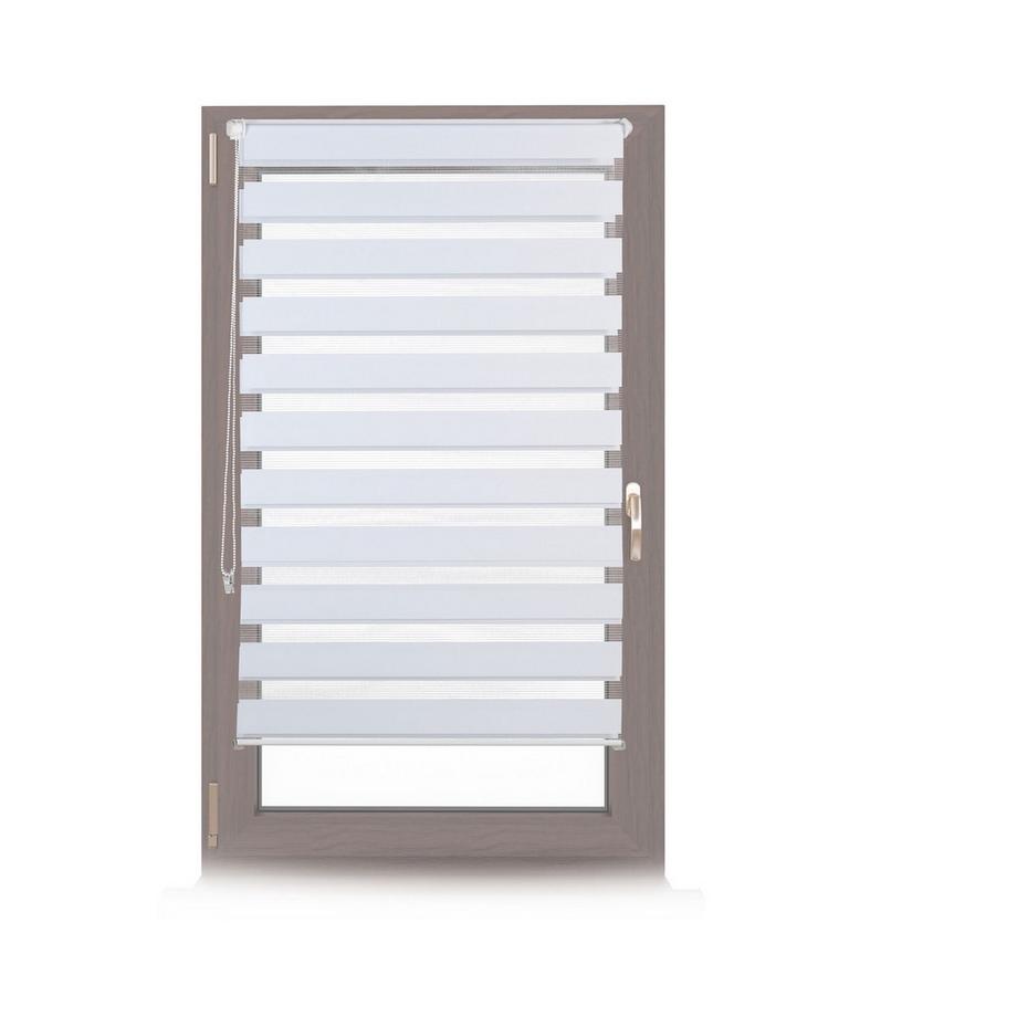 B2X  Store enrouleur double Klemmfix sans perçage en blanc 