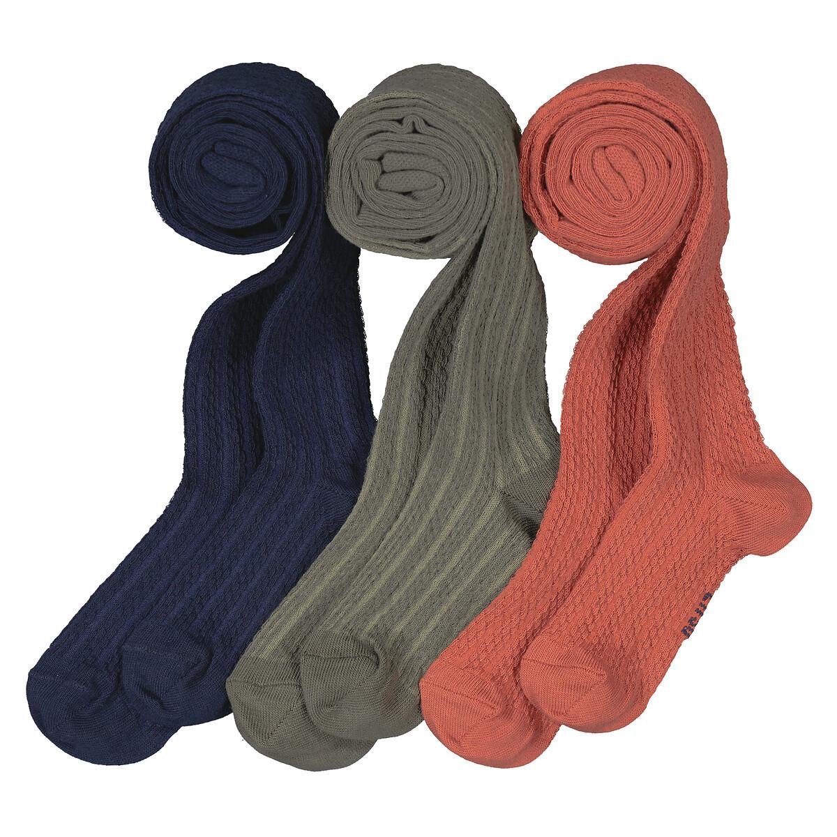 Image of 3er-pack Gemusterte Strumpfhosen Unisex Multicolor 31-34