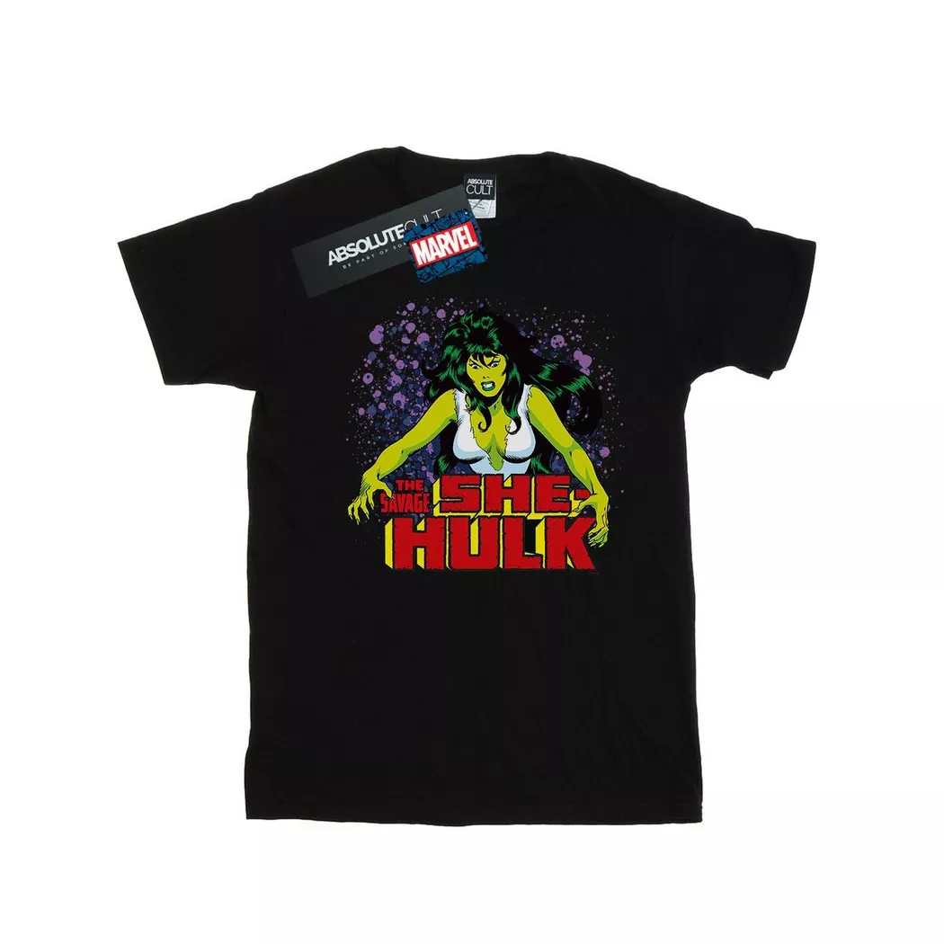 MARVEL - The Savage TShirt, für Damen, Schwarz, Größe S