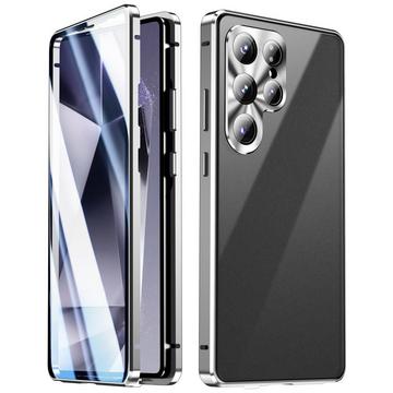 Galaxy S25 Ultra - Custodia magnetica protettiva premium a 360° con vetro protettivo