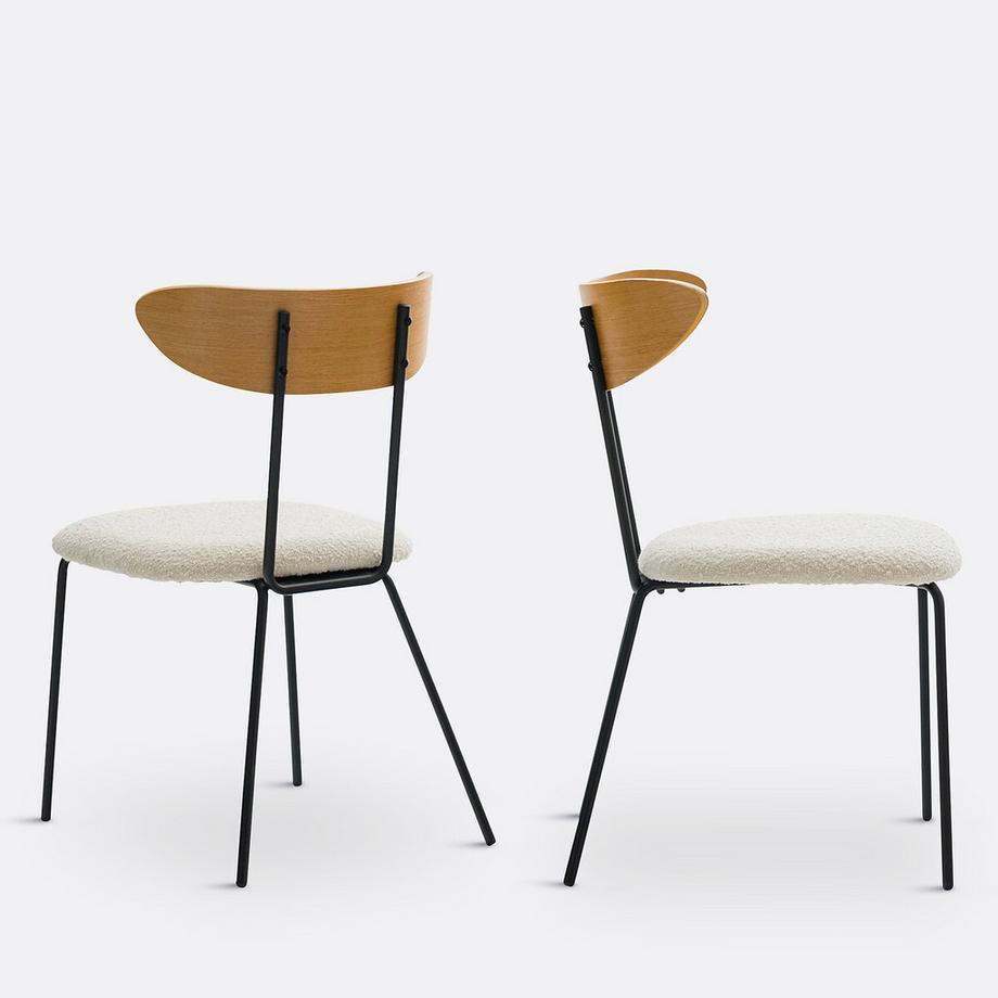 La Redoute Intérieurs 2er-Set Stühle Brooklyn  