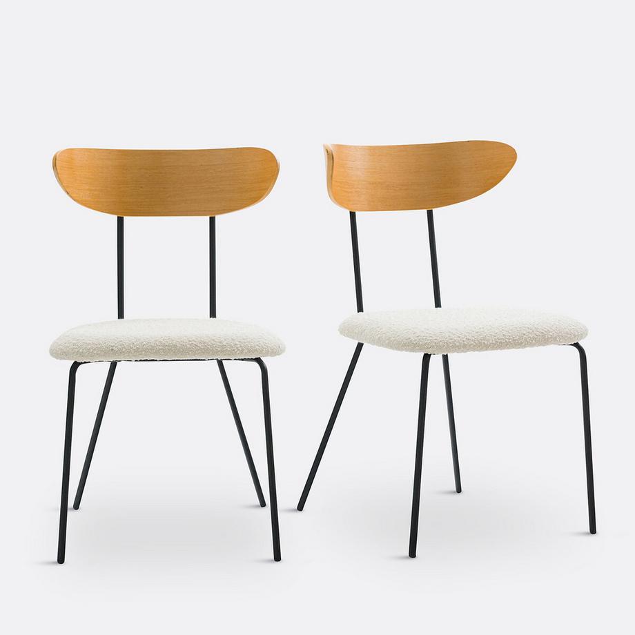 La Redoute Intérieurs 2er-Set Stühle Brooklyn  