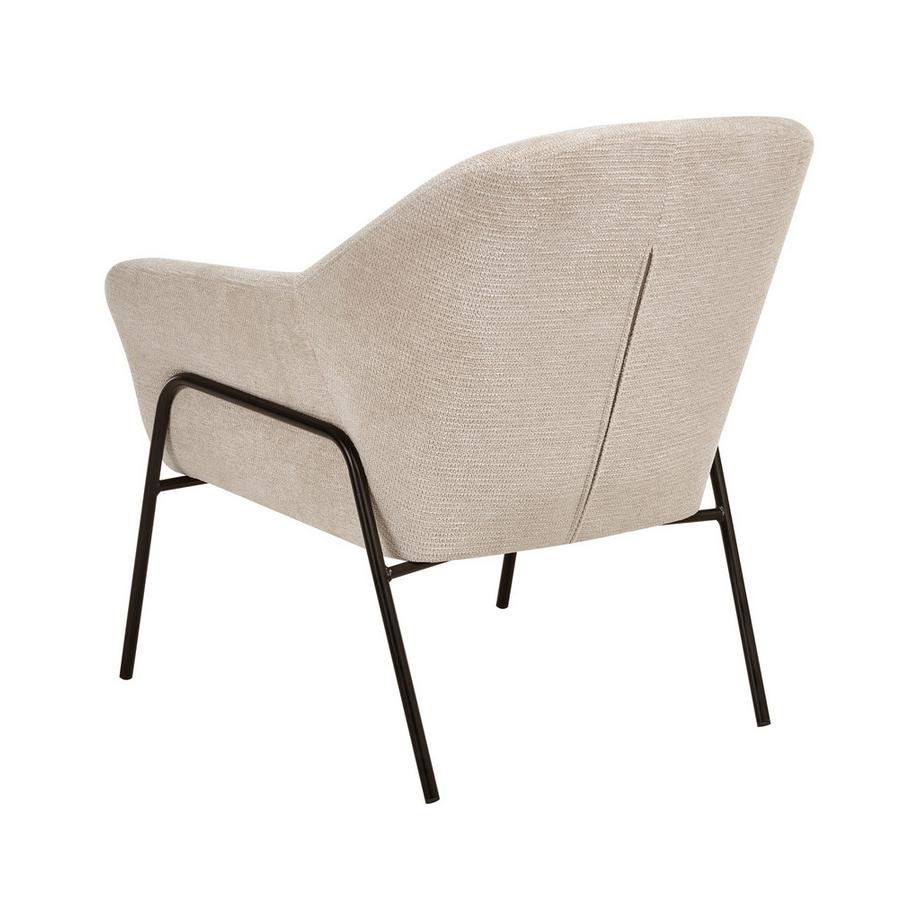 Beliani Fauteuil en Tissu Rétro VEDDIGE  