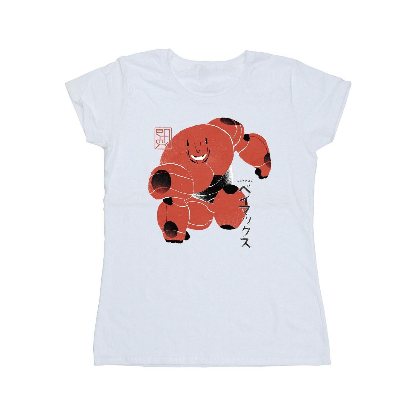Image of Big Hero 6 Baymax Suite Pose Tshirt Damen Weiss L