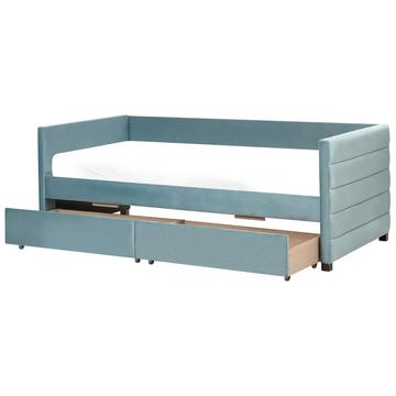 Lit de jour avec rangement en Velours Glamour MARRAY