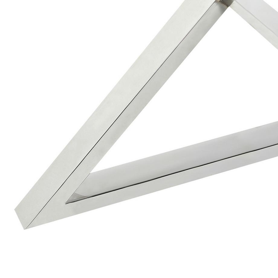 Beliani Esstisch aus Sicherheitsglas  BOSCO  